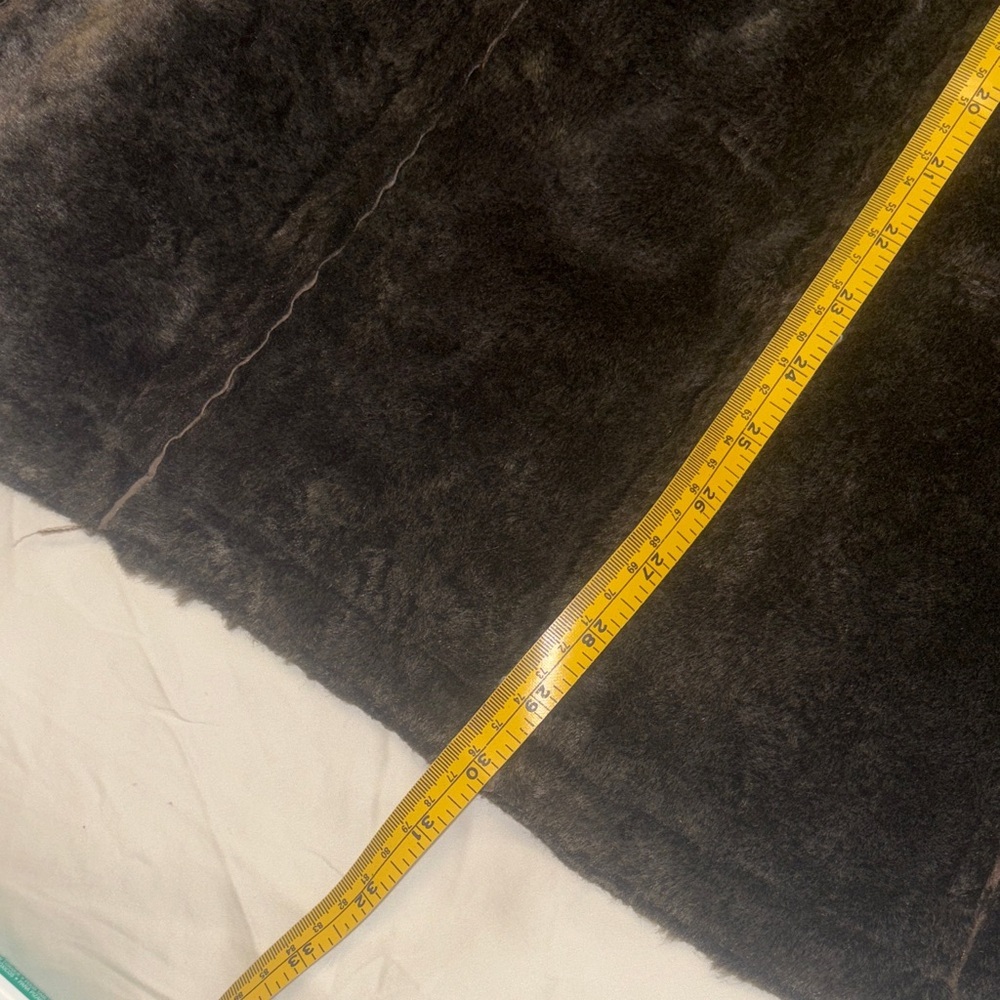 Danier dark army green Teddy Jacket with faux fur lining - Picture 7 of 11
